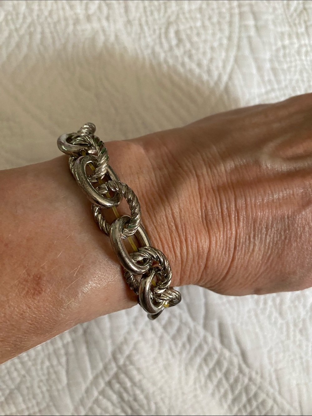 Silver Chunky Chain Bracelet